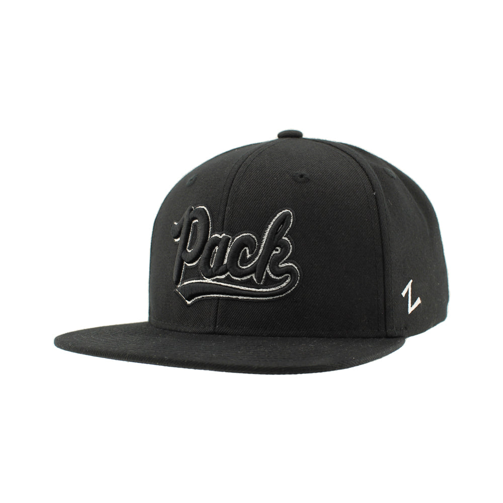 Backlit Script Pack Snapback – Silver and Blue Outfitters
