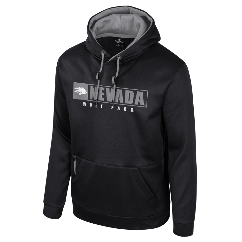 Mainframe Pullover Hoodie – Silver and Blue Outfitters