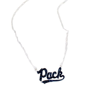 Script Pack Crystal Necklace