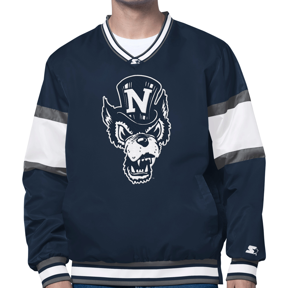 Call Jacket Signal Caller Starter Jacket – Silver and Blue Outfitters