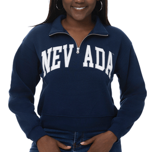 Silver State Crop Quarter Zip