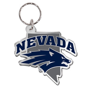 State Shape Acrylic Keychain